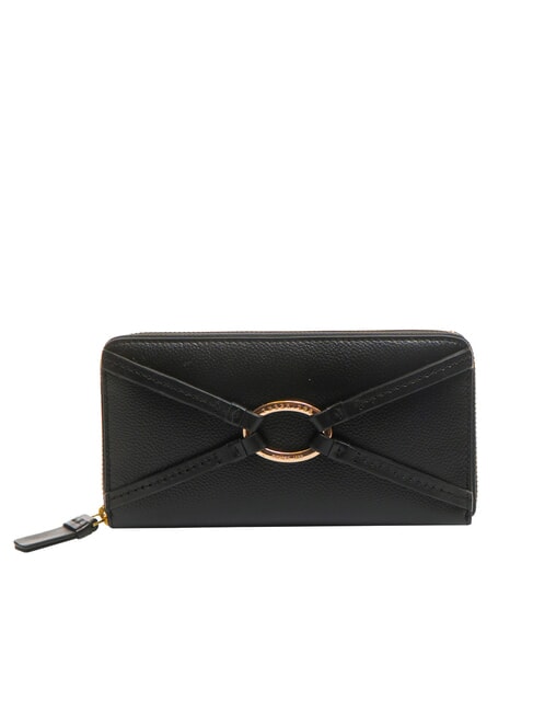 THE BRIDGE AMELIA Große Geldbörse mit Rundum-Reißverschluss Schwarzes Gold - Brieftaschen Damen