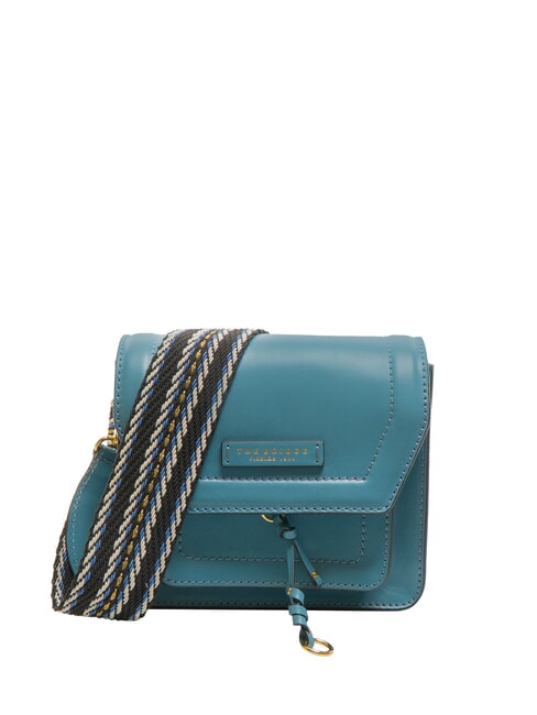 THE BRIDGE ELBA Ledertasche mit Schulterklappe ozeanblau ykk 370 - Damentaschen