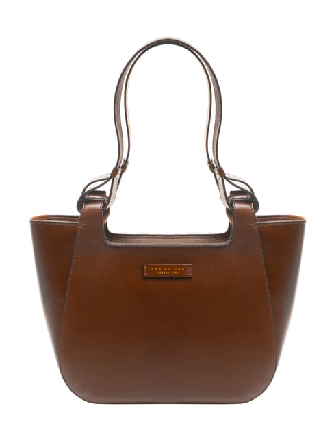 THE BRIDGE LUCIA Schultertasche aus Leder BRAUN - Damentaschen
