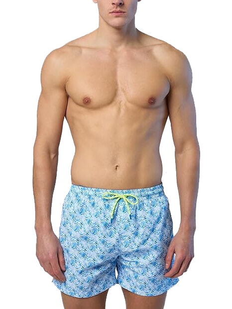 NORTH SAILS VOLLEY Bedruckter Boxer-Badeanzug Kombination 40 - Herrenbadehosen