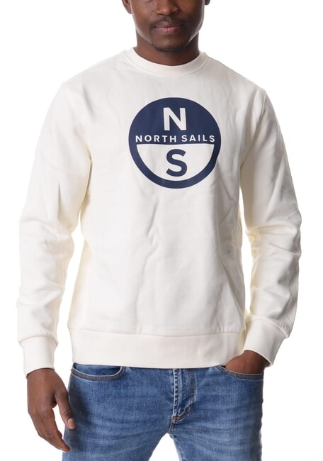 NORTH SAILS GRAPHIC Sweatshirt mit Rundhalsausschnitt aus Baumwolle Mäusespeck - Sweatshirts Herren