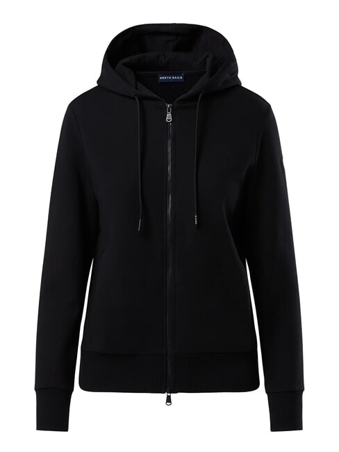NORTH SAILS BASIC Hoodie mit durchgehendem Reißverschluss Schwarz - Sweatshirts Damen