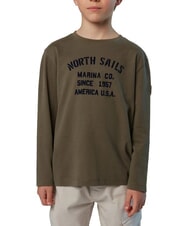 NORTH SAILS GRAPHIC KIDS Lang&auml;rmliges Baumwollhemd - Kinder-T-Shirt