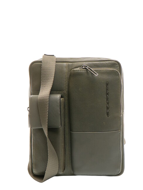 PIQUADRO RONNIE Ledertasche GRÜN - Umhängetaschen Herren