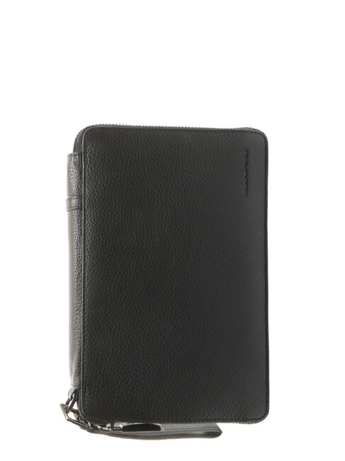 PIQUADRO MODUS RESTYLING Dokumententasche aus Leder Schwarz - Brieftaschen Herren