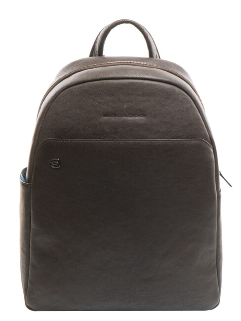 PIQUADRO BLACK SQUARE  13,3-Zoll-Laptop-Rucksack aus Leder MORO - PC-Rucksäcke