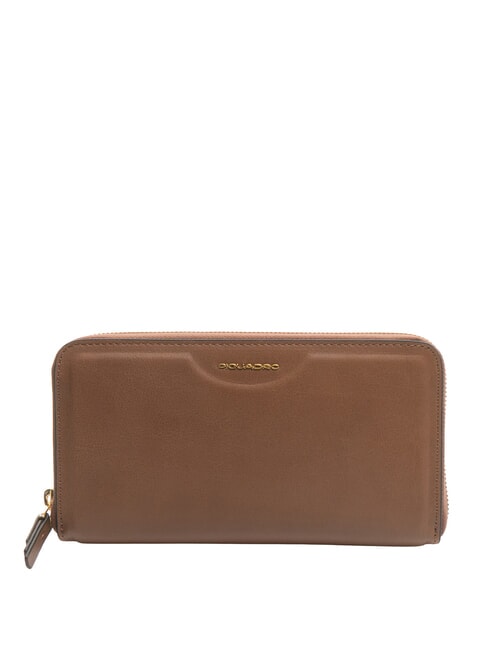 PIQUADRO GEA GEA Geldbörse aus Leder BRAUN - Brieftaschen Damen