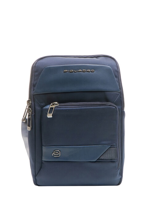 PIQUADRO LIKO Ein-Schulter-Rucksack / Umhängetasche Blau - Umhängetaschen Herren