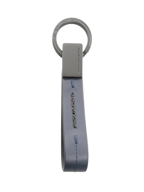 PIQUADRO KIRI Schlüsselanhänger aus Leder Blau - Schlüsselanhänger und Schlüsseletuis