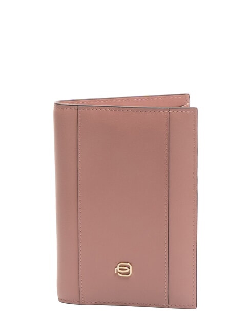 PIQUADRO CIRCLE Reisepasshülle aus Leder ROSA - Reisezubehör