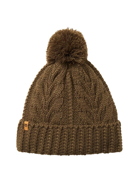 TIMBERLAND CABLE PREMIUM  Mütze mit Bommel Grabblatt - Mützen/Hüte