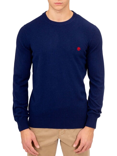TIMBERLAND KNOX RIVER Pullover mit Rundhalsausschnitt dunkler Saphir - Herrenpullover