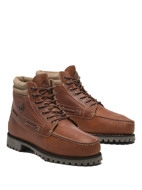 TIMBERLAND AUTHENTIC MID Stiefeletten aus Leder mittelorange Vollkorn - Herrenschuhe
