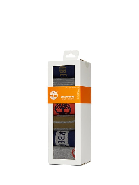 TIMBERLAND MIXUP  6 Paar Socken Peacoat - Herrensocken/Herrenstrümpfe