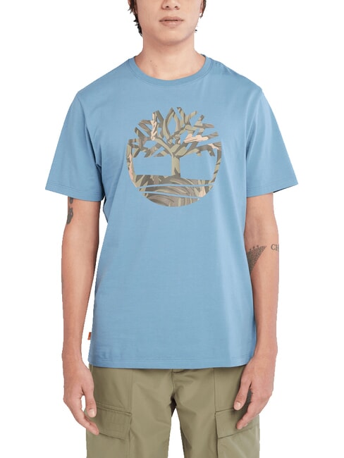 TIMBERLAND TFO SLOGAN LOGO Baumwoll-T-Shirt Weizenstiefel - Herren-T-Shirts