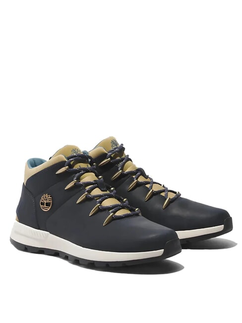 TIMBERLAND SPRINT TREKKER MID  Trekkingschuhe dunkelblaues Vollnarbenleder - Herrenschuhe