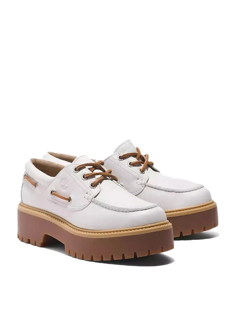 TIMBERLAND STONE STREET  Bootsschuhe mit hoher Sohle weißes Vollkorn - Damenschuhe