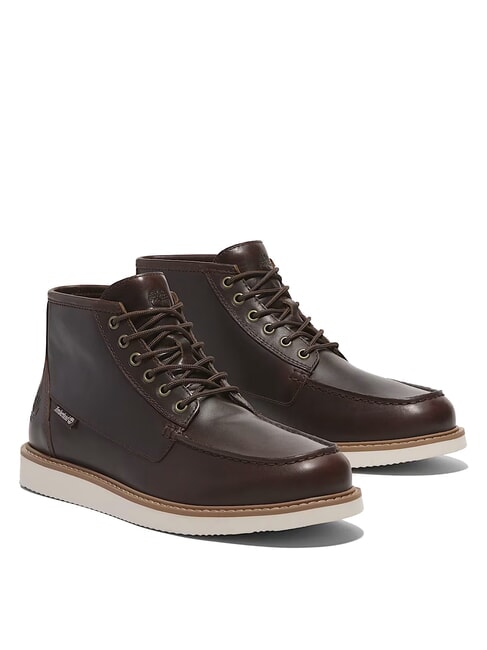 TIMBERLAND NEWMARKET MID  Stiefeletten aus Leder mittelbraunes Vollnarbenleder - Herrenschuhe