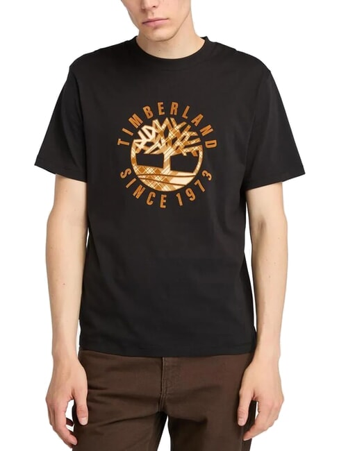 TIMBERLAND HOLIDAY FRONT GRAPHIC Baumwoll-T-Shirt SCHWARZ - Herren-T-Shirts