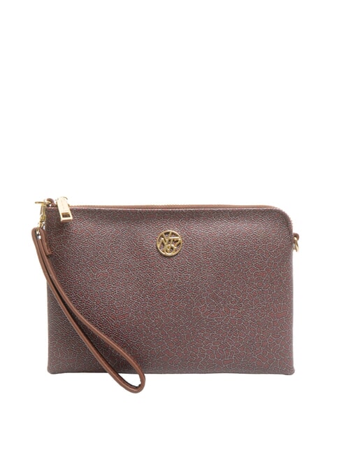 YNOT LUX Clutch mit Manschette Mahagoni - Damentaschen