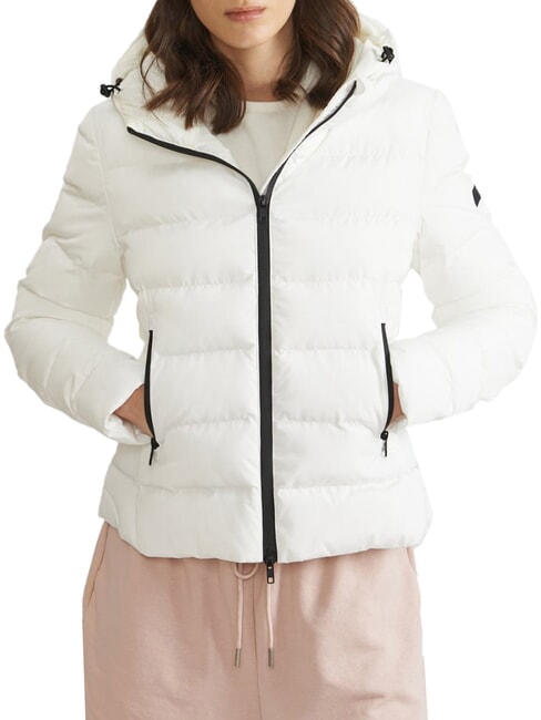 CANADIAN SIMCOE Bomberjacke mit Kapuze Weiß - Daunenjacken für Damen