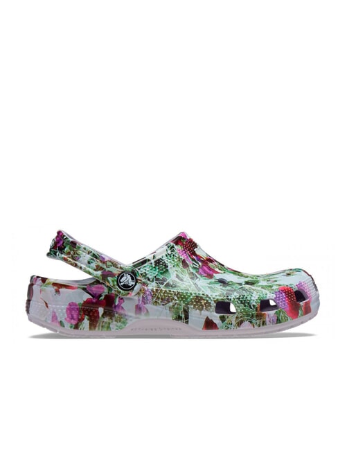 CROCS CLASSIC PHOTOREAL FLORAL CLOG Pantoffel-Sabot malvenfarbener Nebel - Schuhe Unisex