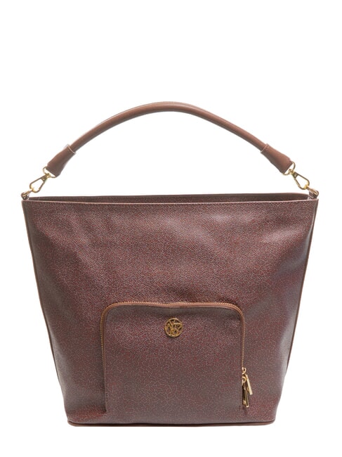YNOT LUX Hobo-Tasche mit Tasche Mahagoni - Damentaschen