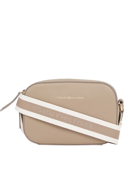 TOMMY HILFIGER TH LOGOTAPE  Mini-Schulterkameratasche Küstentaupe - Damentaschen