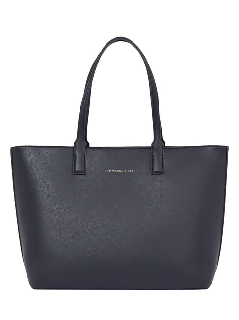TOMMY HILFIGER TH LOGOTAPE  Einkaufstasche spaceblau/schwarz - Damentaschen