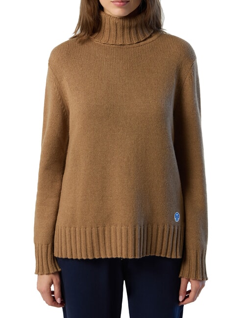 NORTH SAILS 5GG  Rollkragenpullover Kamel - Damenpullover
