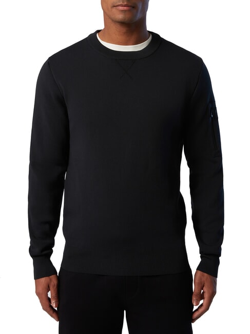 NORTH SAILS 12GG  Pullover mit Rundhalsausschnitt Schwarz - Herrenpullover