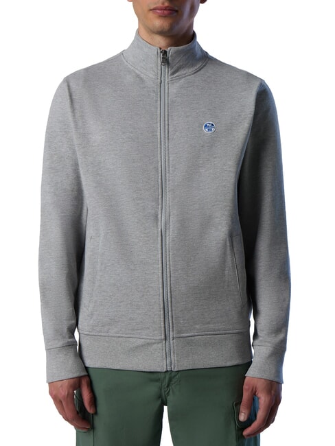 NORTH SAILS FULL ZIP  Sweatshirt mit Reißverschluss graue Melange - Sweatshirts Herren