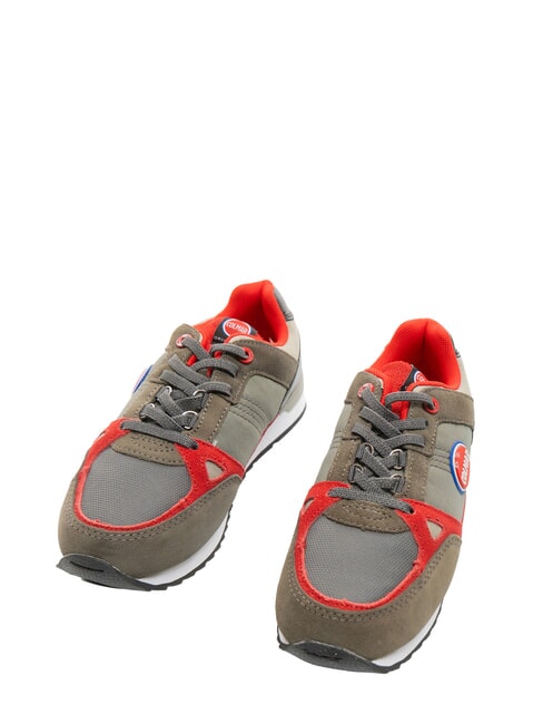 COLMAR SUPREME COLORS  Turnschuhe dunkelgrau/rot/hellgrau - Kinderschuhe
