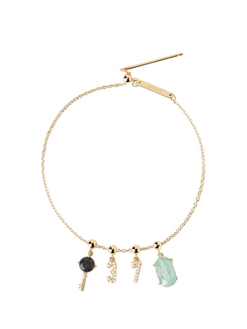 PDPAOLA CHARMS Vergoldetes Armband mit Charms  Gold - Armbänder