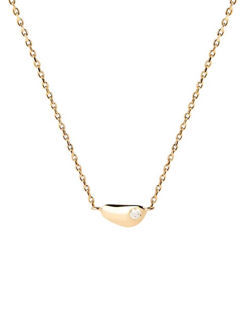 PDPAOLA THE NEW ESSENTIALS DELTA Halsketten-Set mit Zirkonia-Anhänger Gold - Halsketten