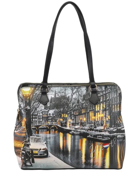 YNOT YESBAG Umhängetasche mit Schultergurt Amsterdamer Schnee - Damentaschen