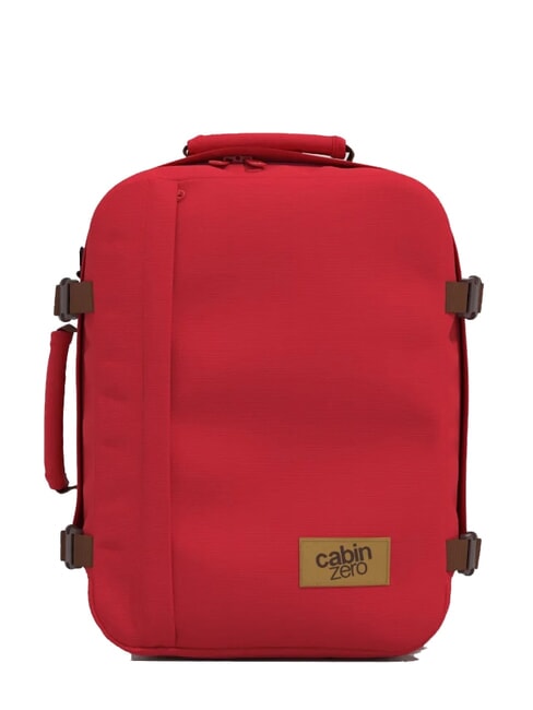 CABINZERO CLASSIC 28L Underseater Reiserucksack London Red - Rucksäcke für Schule &amp; Freizeit