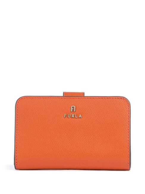 FURLA CAMELIA Geldbörse aus Leder für Damen Paprika+Azalee int. - Brieftaschen Damen