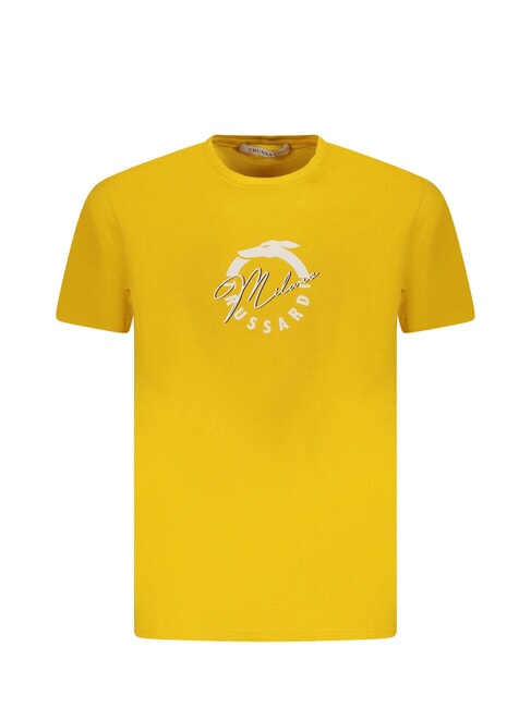 TRUSSARDI BASIC  Baumwoll-T-Shirt Senf - Herren-T-Shirts