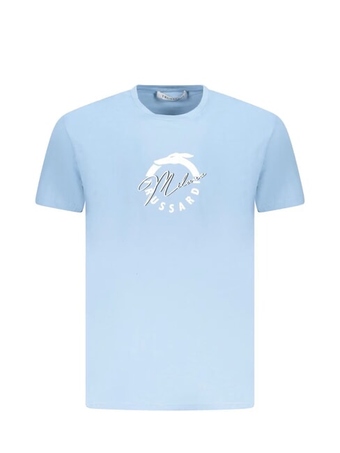 TRUSSARDI BASIC  Baumwoll-T-Shirt azurblau - Herren-T-Shirts
