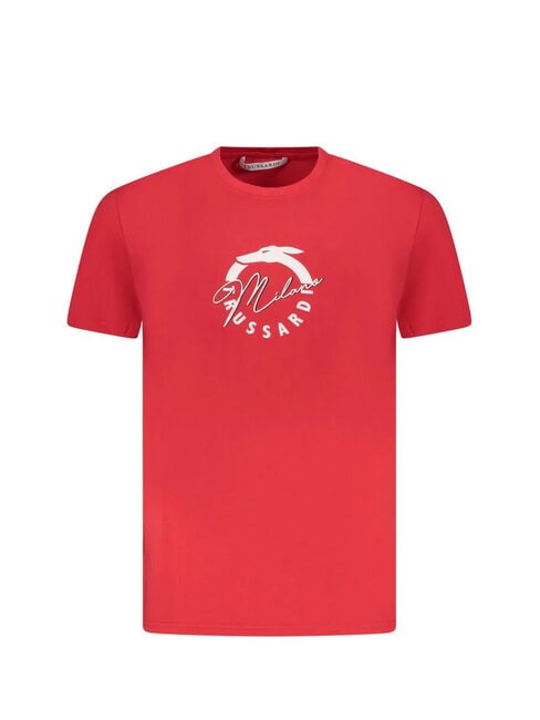 TRUSSARDI BASIC  Baumwoll-T-Shirt Rot - Herren-T-Shirts