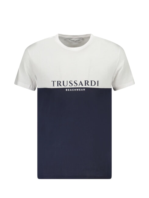 TRUSSARDI BICOLOR Kurzarm-T-Shirt marineblau/weiß - Herren-T-Shirts
