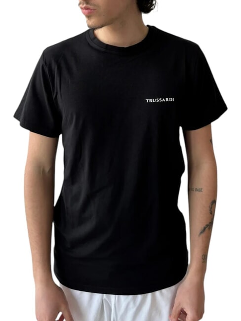 TRUSSARDI BRUSH  Kurzarm-T-Shirt Schwarz - Herren-T-Shirts