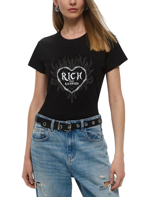 JOHN RICHMOND ZARES  Kurzarm-T-Shirt Schwarz - T-Shirts und Tops für Damen