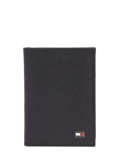 TOMMY HILFIGER TH FLAG  Vertikale Lederbrieftasche spaceblau/schwarz - Brieftaschen Herren
