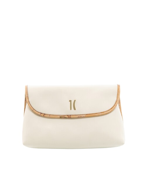 ALVIERO MARTINI PRIMA CLASSE GEO Mittlere Schönheit mit Klappe Baumwolle weiß - Beauty-Case