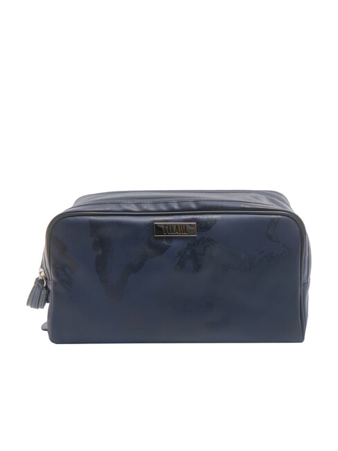 ALVIERO MARTINI PRIMA CLASSE GEO Kosmetiktasche mit Doppelreißverschluss Blaubeerblau - Beauty-Case