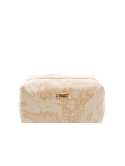 ALVIERO MARTINI PRIMA CLASSE GEO Große quadratische Schönheit Beige / Metallic-Gold - Beauty-Case