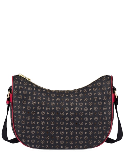 POLLINI HERITAGE Hobo Umhängetasche schwarzer Lack - Damentaschen