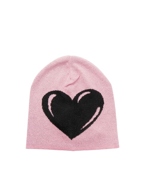 MOSCHINO CUORE Lurex-Strickmütze Rose - Mützen/Hüte
